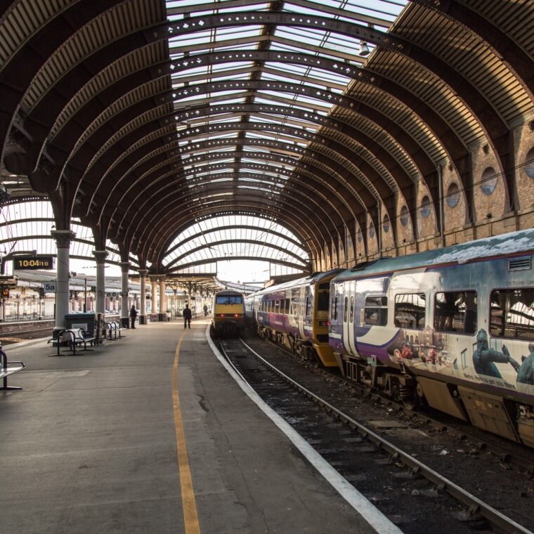 Transport - Train station platform