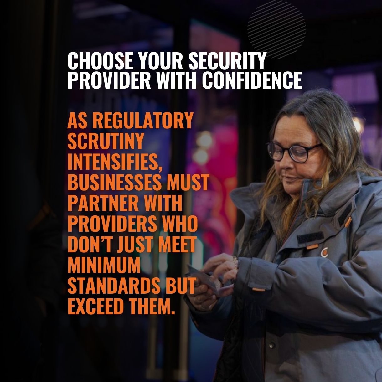 Professional Security employees taking part in staff wellbeing and training initiative